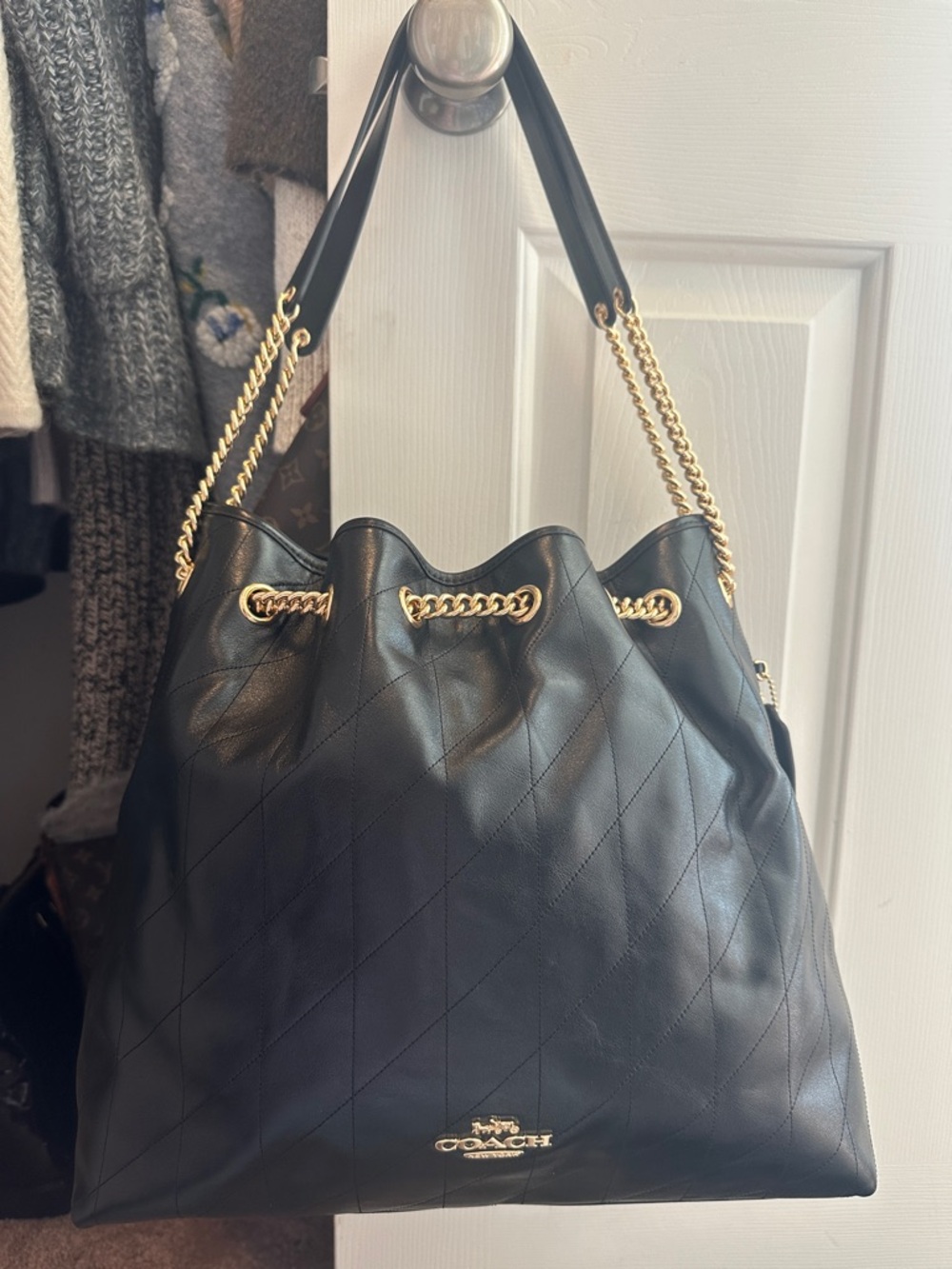 Coach Evelyn Large Shoulder Bag - Picture 2 of 6